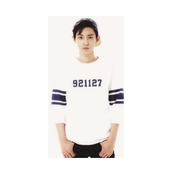 [SM Official Goods] EXO - FootBall T-Shirt CHANYEOL (White_M_921127)